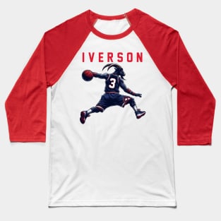 Goated Allen Inverson Philadelphia 76ers Baseball T-Shirt